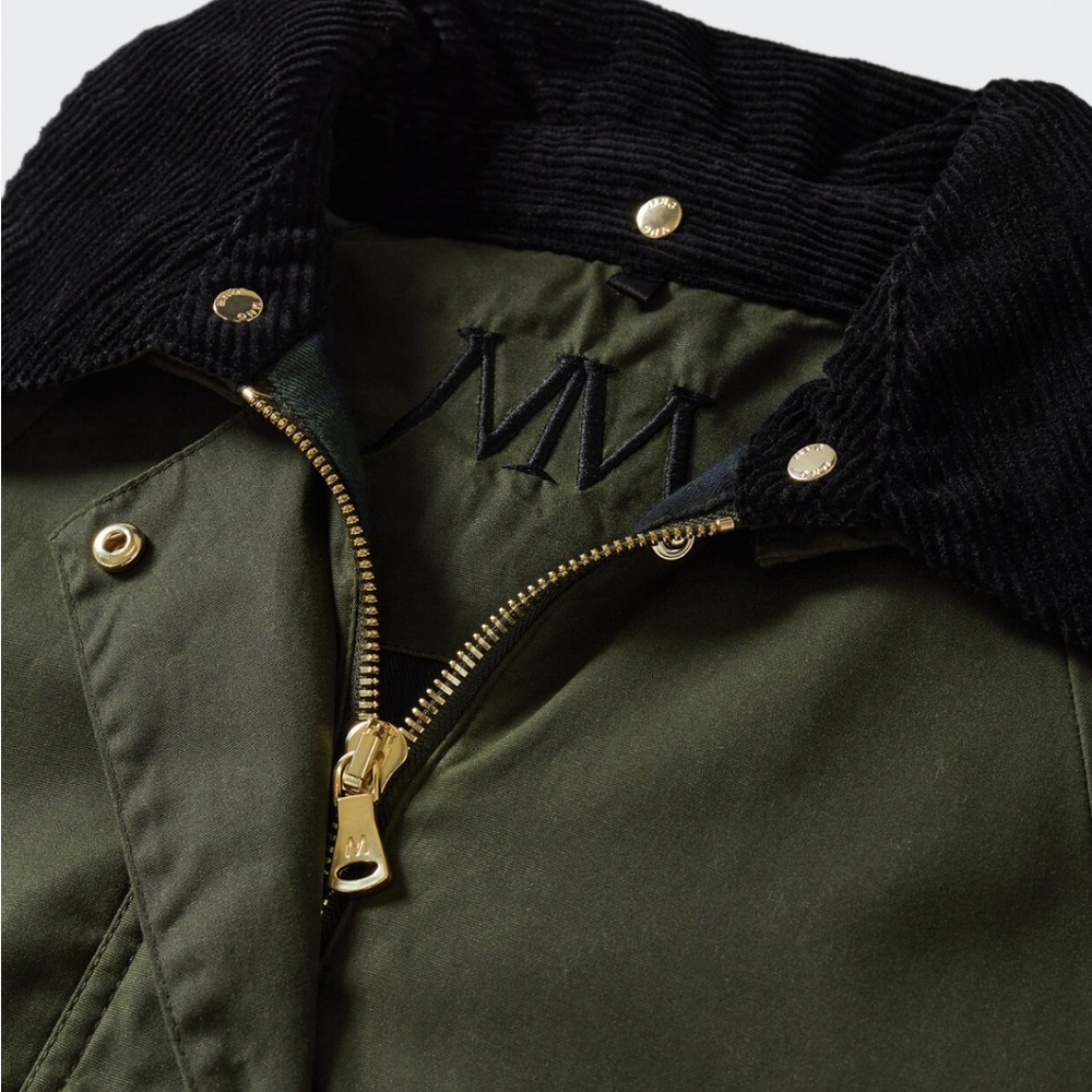 Mango Dark Green Utility Jacket - image 6